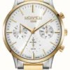 Roamer Men's | R-Line | White Dial | Two Tone Steel Bracelet -Festinest Zone product100384 5367 cropped.jpg.thumb FFFCFA 593x1000