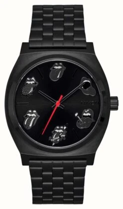 Nixon Rolling Stones Time Teller Black Monochrome