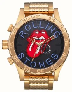 Nixon Rolling Stones 51-30 Gold/Neon Font