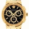 Versace GRECA LOGO CHRONO | Black Dial | Gold PVD Steel Bracelet -Festinest Zone product105339 8465 cropped.jpg.thumb FFFCFA 574x1000