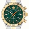 Versace HELLENYIUM CHRONO | Green Dial | Two Tone Bracelet -Festinest Zone product105351 9976 cropped.jpg.thumb FFFCFA 569x1000
