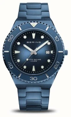 Bering Arctic Sailing | Blue Dial | Blue PVD Plated Steel Bracelet