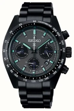 Seiko Prospex Black Series 'Night Speedtimer' Solar Chronograph