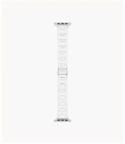 Fossil Apple Watch Strap (38/40/41mm) White Ceramic