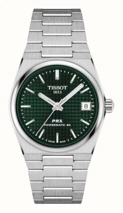 Tissot PRX Powermatic 80 (35mm) Green Dial / Stainless Steel