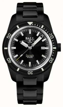 Ball Watch Company Engineer II Skindiver Heritage Chronometer Limited Edition (42mm) Black Dial / Black PVD