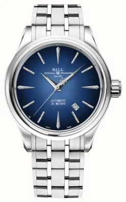 Ball Watch Company Trainmaster Legend | 40mm | Limited Edition | Blue Dial | Stainless Steel Bracelet