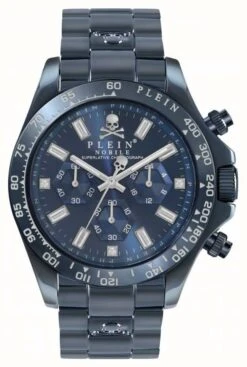 Philipp Plein NOBILE $Treet Couture Chrono Blue Dial / Blue PVD Steel