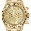 Philipp Plein NOBILE $Treet Couture Chrono Gold Dial / Gold PVD Steel -Festinest Zone product116201 1996 cropped.jpg.thumb FFFCFA 677x1000