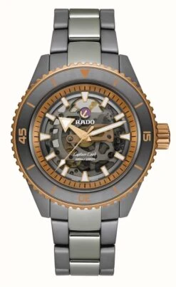 RADO Captain Cook High-Tech Ceramic Skeleton