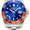 Roamer Premier Automatic (42mm) Blue Dial / Stainless Steel Bracelet -Festinest Zone product123524 3569 cropped.jpg.thumb FFFCFA 601x1000