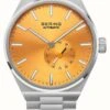 Bering Men's Automatic (41mm) Yellow Dial / Stainless Steel Bracelet -Festinest Zone product123566 7596 cropped.jpg.thumb FFFCFA 631x1000