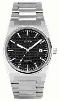 Accurist Origin Men's (41mm) Black Dial / Stainless Steel Bracelet