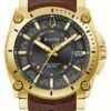Bulova Men's Icon (40mm) Black Dial / Brown Leather Strap -Festinest Zone product124238 3206 cropped.jpg.thumb FFFCFA 587x1000