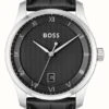 BOSS Principle (41mm) Black Dial / Black Leather Strap -Festinest Zone product124361 1664 cropped.jpg.thumb FFFCFA 597x1000