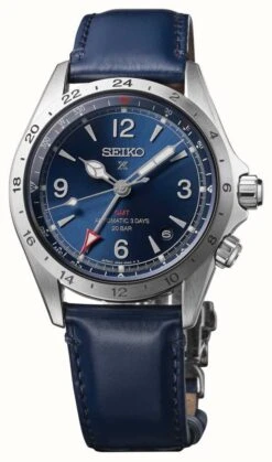 Seiko Prospex Alpinist Mechanical GMT Blue Leather Strap