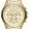 Armani Exchange Men's | Gold Chronograph Dial | Gold Tone Bracelet -Festinest Zone product39303 4177 cropped.jpg.thumb FFFCFA 586x1000