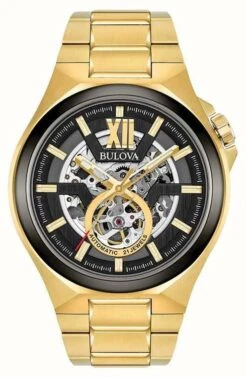 Bulova Men's Automatic Gold Pvd Plated