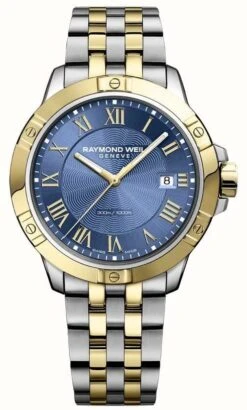 Raymond Weil Men's Tango Watch | Stainless Steel Strap | Deep Blue Dial |