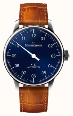 MeisterSinger Men's Classic No. 3 Automatic Sunburst Blue