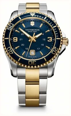 Victorinox Men's Maverick | Two-Tone Stainless Steel/PVD Strap |