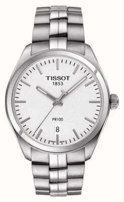 Tissot Men's PR100 Stainless Steel Silver Dial