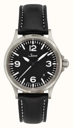 Sinn 556 A Sports Sapphire Glass Leather Strap