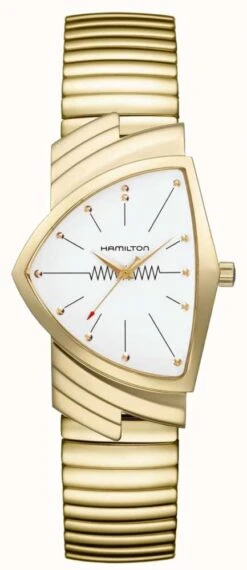 Hamilton Ventura Flex Quartz White Dial Stainless Steel