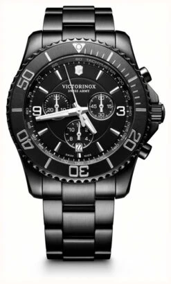 Victorinox Men's Maverick Chrono Edition Black Bracelet Black Dial
