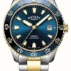 Rotary Men's Henley Automatic Two Tone Bracelet Blue Dial Watch -Festinest Zone product47857 3023 cropped.jpg.thumb FFFCFA 591x1000