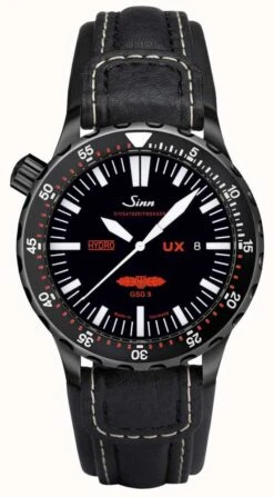 Sinn UX S GSG 9 PVD Leather 5000m Water Resistant