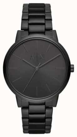 Armani Exchange Men's | Black Dial | Black PVD Bracelet
