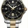 Victorinox Men's Maverick Two Tone Steel Bracelet Black Dial -Festinest Zone product48860 3380 cropped.jpg.thumb FFFCFA 604x1000