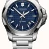 Victorinox I.N.O.X Mechanical Blue Dial Silver Bracelet
