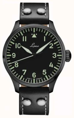 Laco | Altenburg 42 | Pilot Watches A | Black