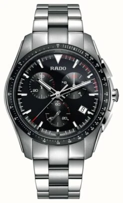RADO HyperChrome Chronograph (44.9mm) Black Dial / Stainless Steel
