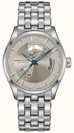 Hamilton | Jazzmaster Open Heart | Stainless Steel Bracelet |