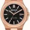 Ingersoll THE CATALINA Honeycomb Textured Black Dial Rose Gold Bracelet -Festinest Zone product61108 3541 cropped.jpg.thumb FFFCFA 617x1000