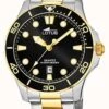 Lotus Men's Two-Tone Stainless Steel Bracelet | Black Dial -Festinest Zone product61734 4462 cropped.jpg.thumb FFFCFA 655x1000