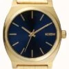 Nixon Time Teller | All Light Gold / Cobalt | Gold IP Bracelet | Blue Dial -Festinest Zone product62986 6587 cropped.jpg.thumb FFFCFA 578x1000