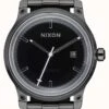 Nixon 5th Element | Black / Gunmetal | Black IP Steel Bracelet -Festinest Zone product63526 9960 cropped.jpg.thumb FFFCFA 660x1000