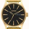 Nixon Sentry SS | All Gold / Black | Gold IP Steel Bracelet | Black Dial -Festinest Zone product63769 9089 cropped.jpg.thumb FFFCFA 653x1000