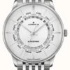 Junghans Meister Worldtimer Sapphire Crystal | Stainless Steel Bracelet | Silver Dial -Festinest Zone product63949 8776 cropped.jpg.thumb FFFCFA 559x1000