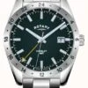Rotary Men's | Henley | GMT | Green Dial | Stainless Steel Bracelet EX-DISPLAY -Festinest Zone product67357 8413 cropped.jpg.thumb FFFCFA 583x1000