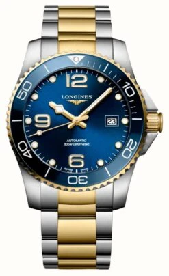 LONGINES HydroConquest 41mm | Automatic | Two Tone | Blue Dial