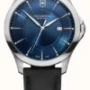 Victorinox | Alliance | Men's | Black Leather Strap | Blue Dial -Festinest Zone product69351 6393 cropped.jpg.thumb FFFCFA 550x1000