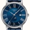 Tissot Men's Carson Moon Phase | Blue Dial | Blue Leather Strap -Festinest Zone product72787 3152 cropped.jpg.thumb FFFCFA 617x1000