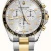 Victorinox | FieldForce | Classic Chrono | Two Tone Steel Bracelet | Silver Dial | -Festinest Zone product73849 2167 cropped.jpg.thumb FFFCFA 570x1000
