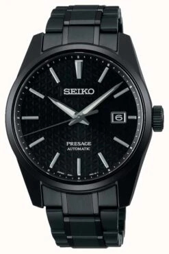 Seiko Presage Sharp Edged Series Monochrome Black Watch