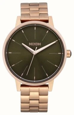 Nixon Kensington Rose Gold / Olive Sunray